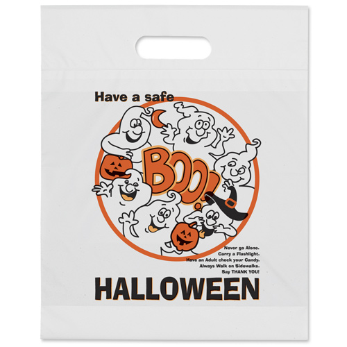 Boo Ghost Die Cut Halloween Bag