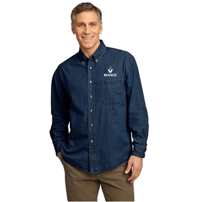 Port & Company® - Long Sleeve Value Denim Shirt