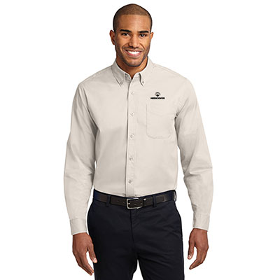 Custom logoed Port Authority Men Long Sleeve Shirt