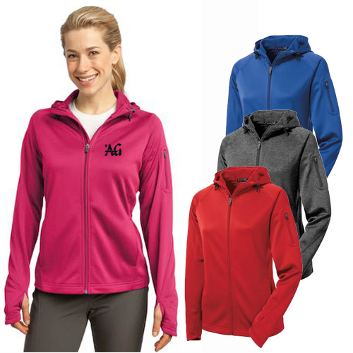 sport tek hooded jacket