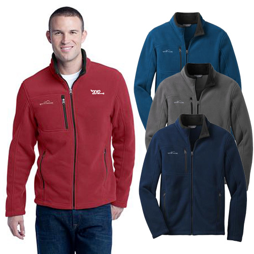 eddie bauer full zip microfleece jacket