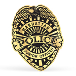 Police Badge Roll Label