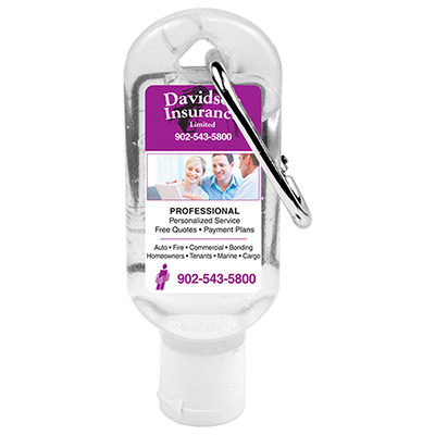1 oz. Hand Sanitizer with Carabiner