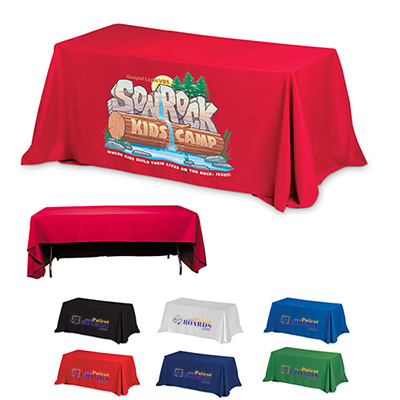 3-Sided Economy 8 ft Table Covers