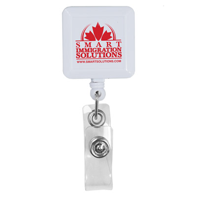Custom 30 Cord Square Retractable Badge Reel