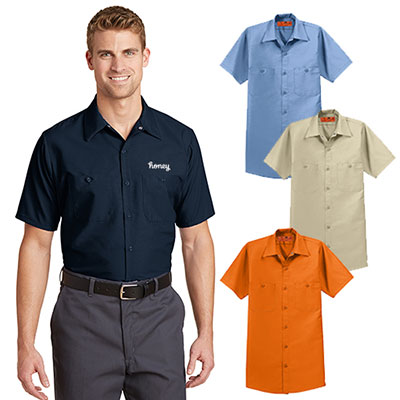Red Kap ® - Short Sleeve Industrial Work Shirt