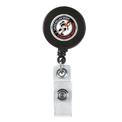 Retractable Badge Holder With Laminated Label