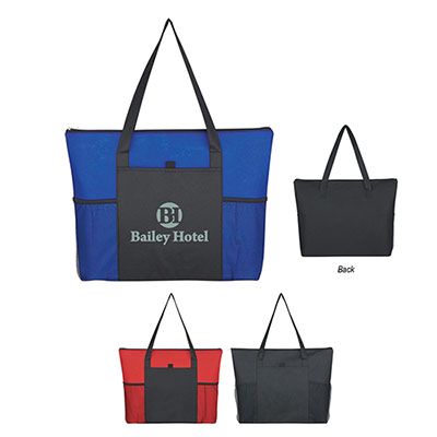 Voyager Zippered Tote Bag