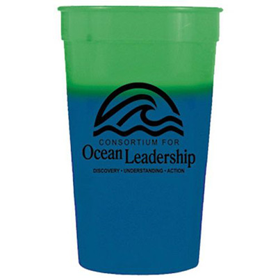 Logo Mood Stadium Cups (17 Oz., Screen Print), Plastic Cups