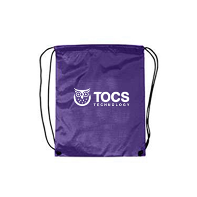 Tessuto Nylon Purple Drawstring Tessuto Backpack (Authentic Pre