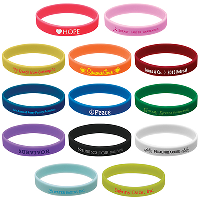 Quick Turn Pad Printed Wristbands