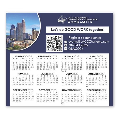 Calendar Square Corner Magnet