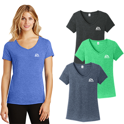 District ® Women’s Perfect Tri ® V-Neck Tee (Color)