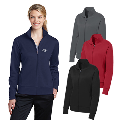 Sport-Tek® Ladies Sport-Wick® Fleece Full-Zip Jacket