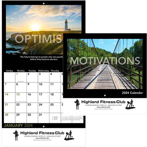 Motivations Wall Calendar - Stapled