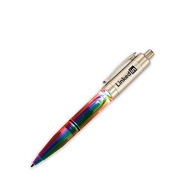 Lighted Economy Standard Pen - Multicolor
