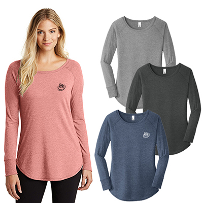 District Made® Ladies Perfect Tri ® Long Sleeve (Color)