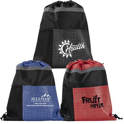 athletic drawstring bag