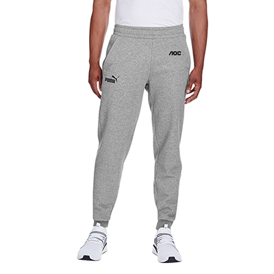 gray puma sweatpants