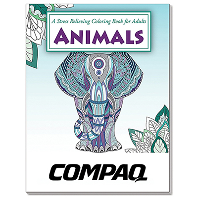 Animals Stress Relieving Coloring Book for Adults