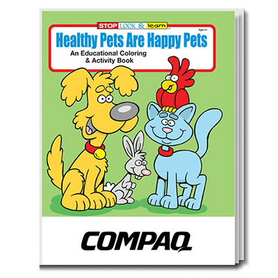 Healthy Pets are Happy Pets Coloring Book