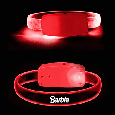 Gecko LED Bracelet - Red