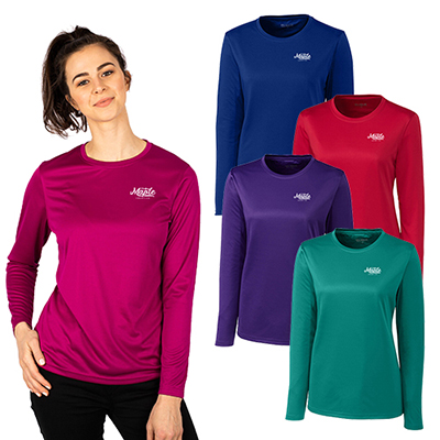 Clique Spin Eco Performance Long Sleeve Women's Tee Shirt