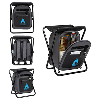 iCOOL® Cape Town 20-Can Capacity Backpack Cooler Chair