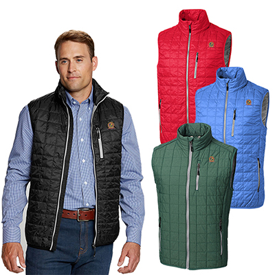 Cutter & Buck Rainier PrimaLoft® Men's Eco Insulated Puffer Vest