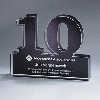Freestanding 10 Year Award