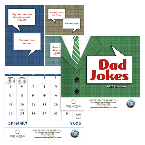 Dad Jokes Calendar - Stapled