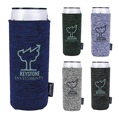 Koozie® Heather Collapsible Slim Can Cooler