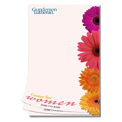 3 1/2 x 5 1/2 Magnetic Note Pad - 25 Sheets