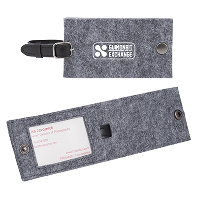 The Goods Recycled Felt Luggage Tag