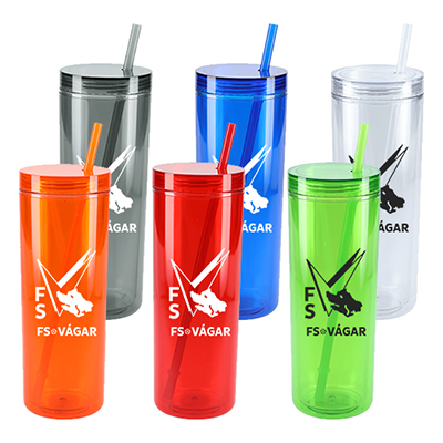 16oz Chroma Recycled Acrylic Straw Tumbler