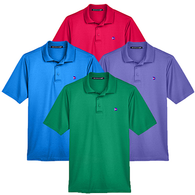 Devon & Jones CrownLux Performance® Men's Plaited Polo