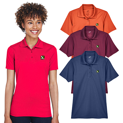 UltraClub Ladies' Cool & Dry Mesh Piqué Polo