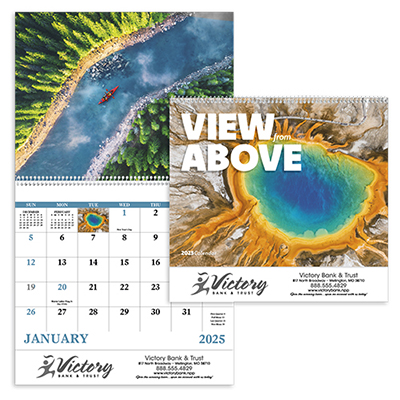 View from Above - Spiral Calendar