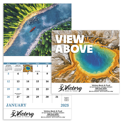 View from Above - Stapled Calendar