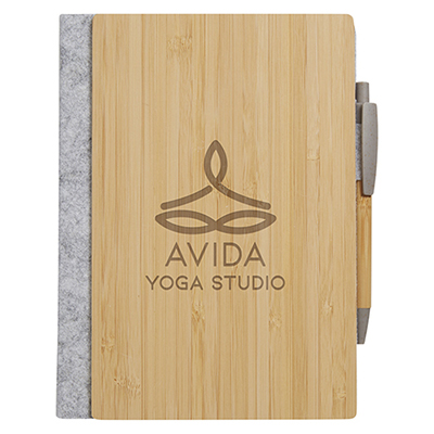 econscious Grove Refillable Bamboo Notebook with Pen