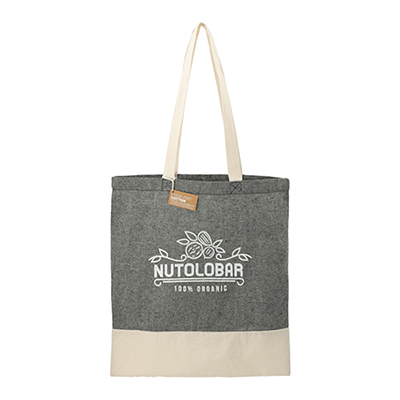 Split Recycled 5oz Cotton Twill Convention Tote