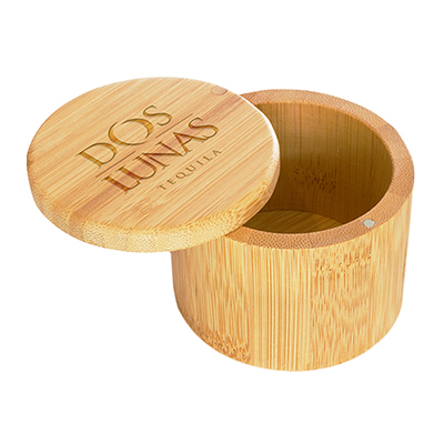 6 oz. Round Salt Bamboo Container