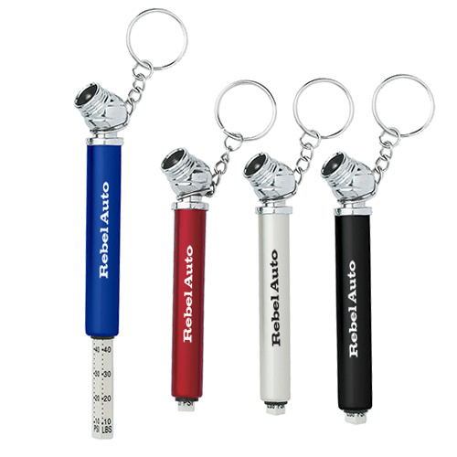 Tire Gauge Key Chain