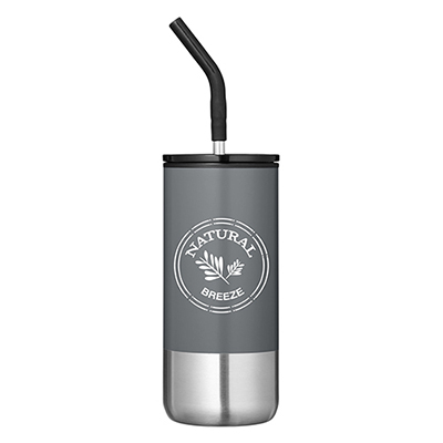 16 oz. Summit Insulated Tumbler with Straw