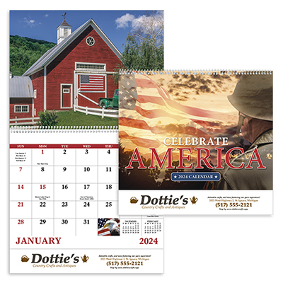 Celebrate America- Spiral Calendar