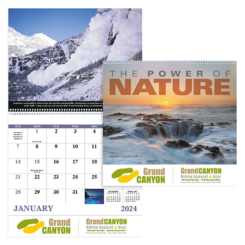 Power of Nature - Spiral Calendar