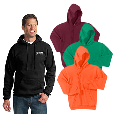 Port & Company® - Essential Fleece Pullover Hooded Sweatshirt (Color)